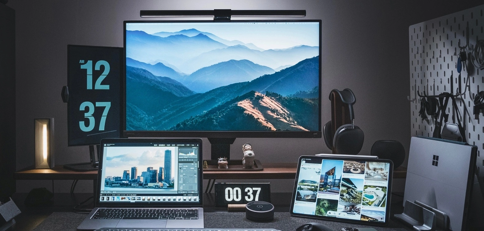 Video content creation workspace
